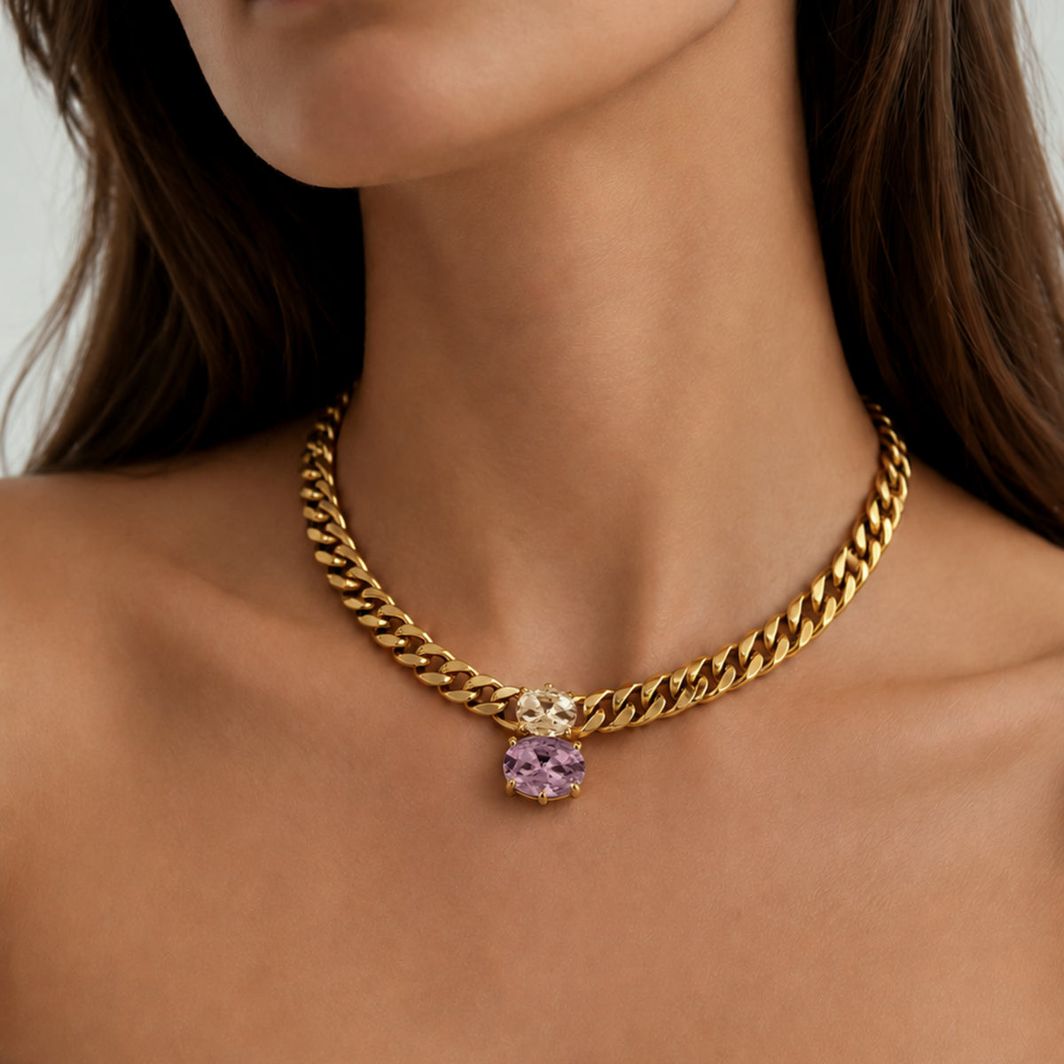 Holl SG Rose Sand Necklace