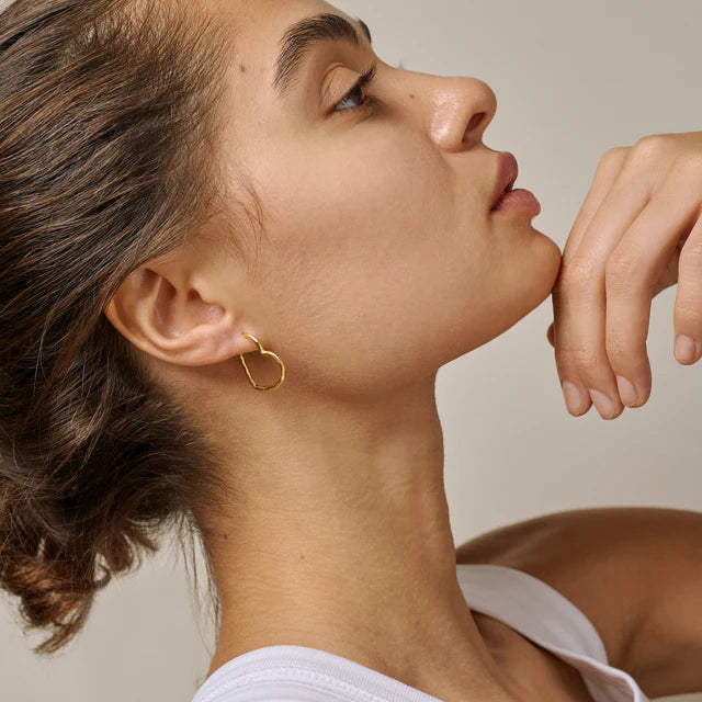 Organic Heart Medium Hoops