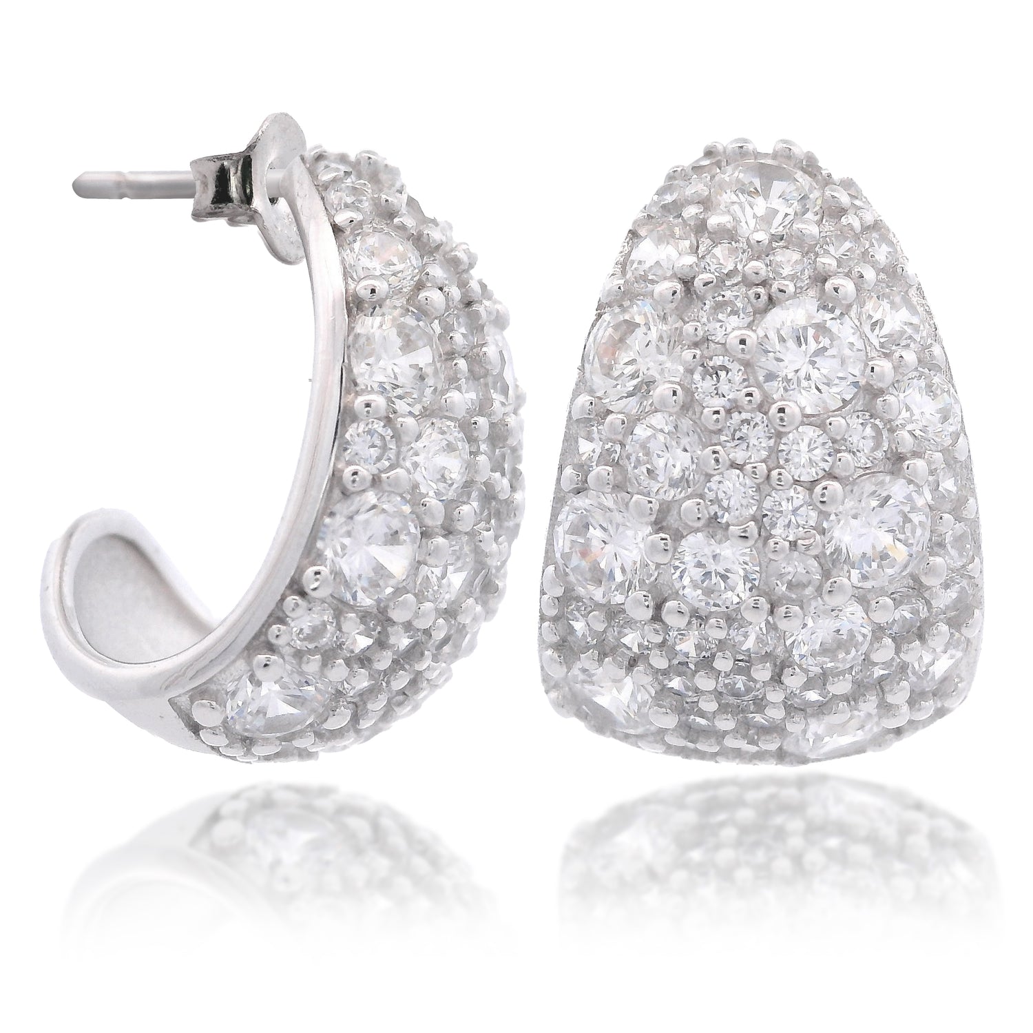 Sidney Soirée Rose Bay Earrings Silver