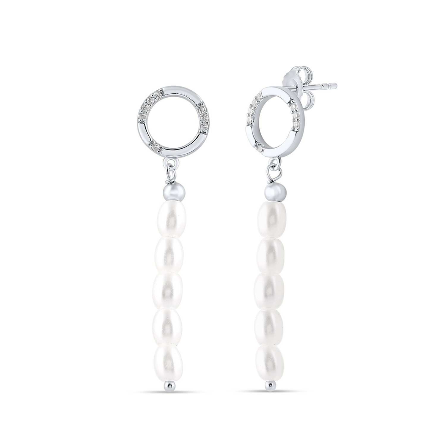 Alchemy Phase Earrings Silver