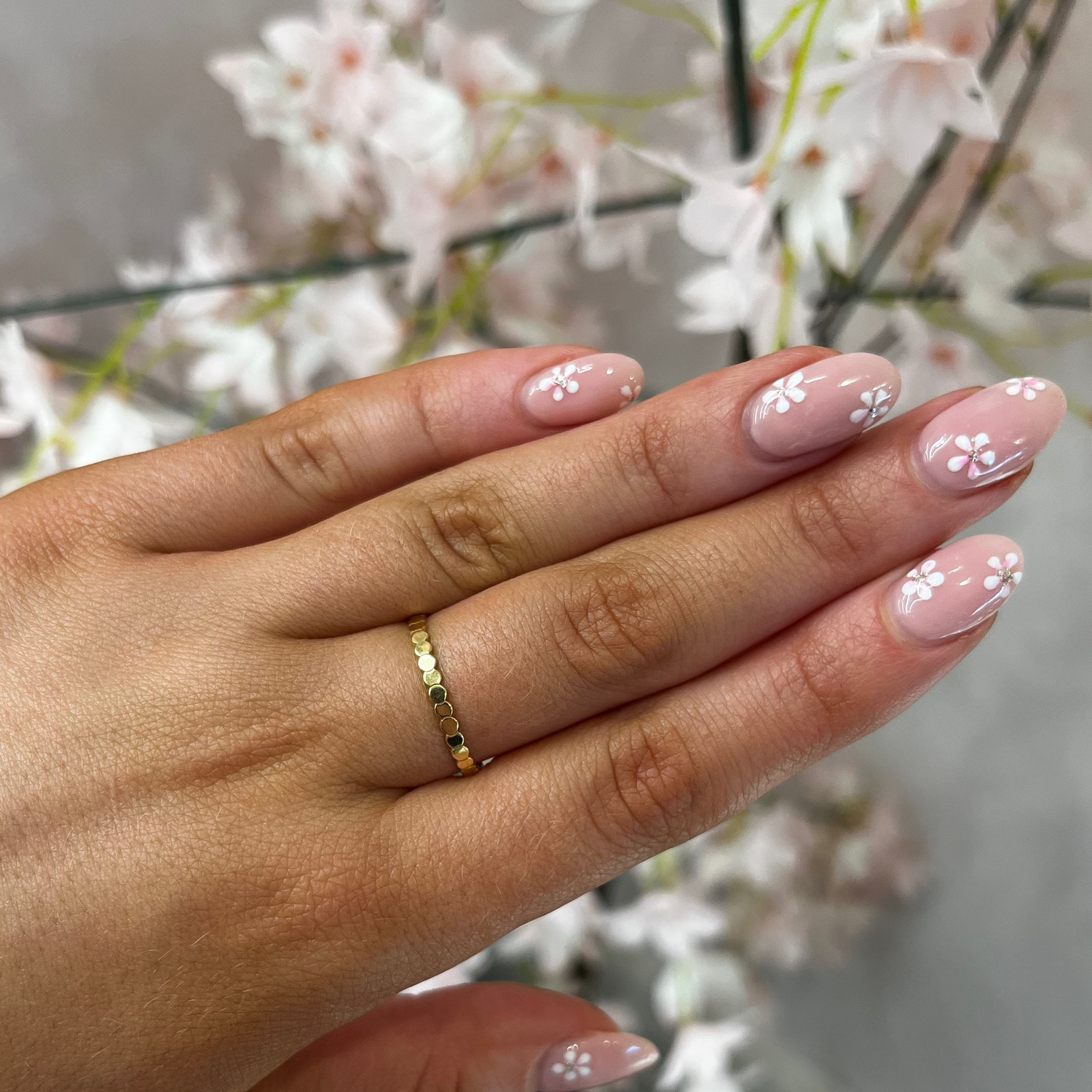 Band of Blocks 9ct Gold Ring