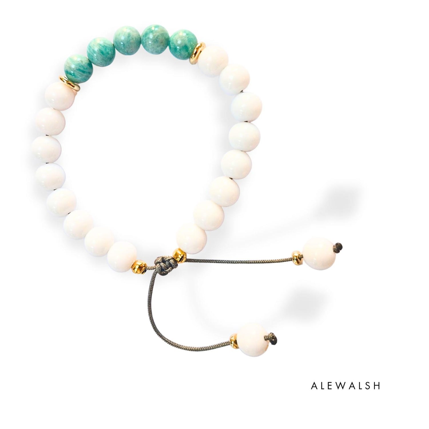 Mala Soft Turquoise and White Bracelet