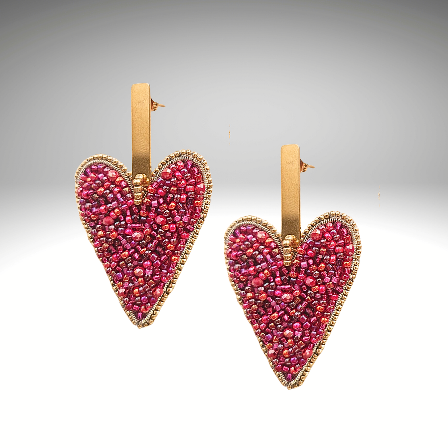 Love Heart Earrings Ale Walsh
