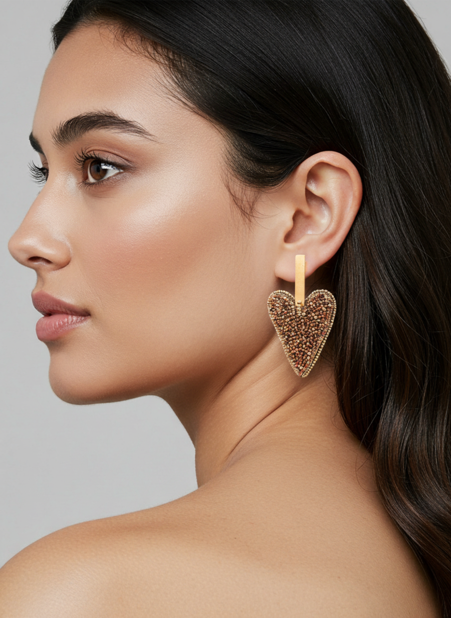 Love Heart Earrings Ale Walsh