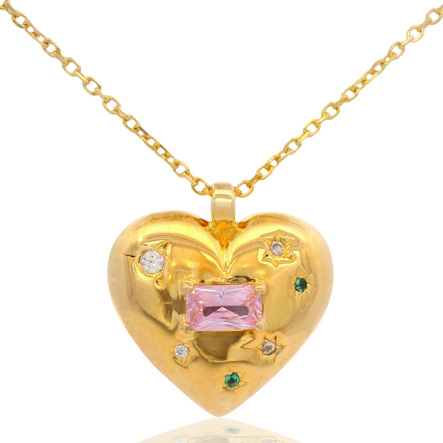 Forever Hearts Club Pop Goes My Heart Pendant Silver