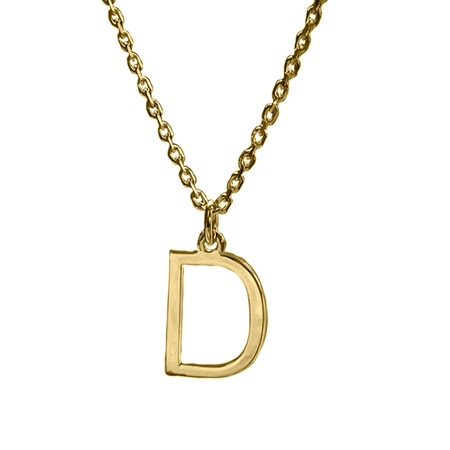 Initial 9ct Gold Necklace