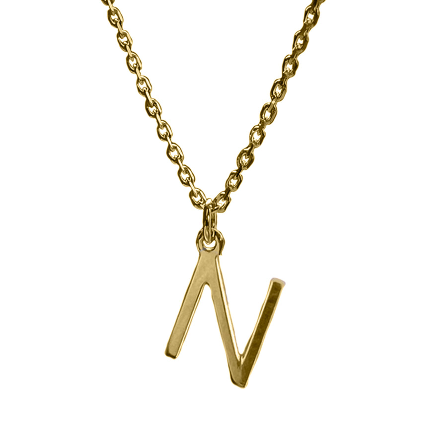 Initial 9ct Gold Necklace