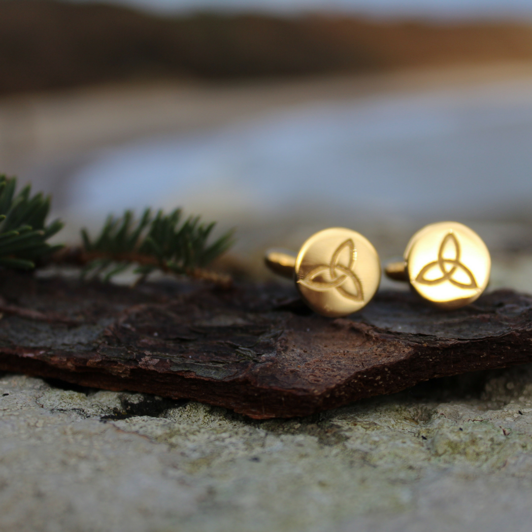 celtic love cufflinks 