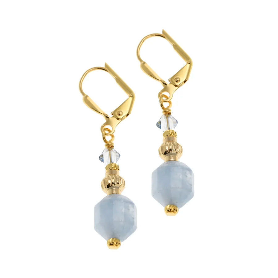 Athena Azure Earrings Short