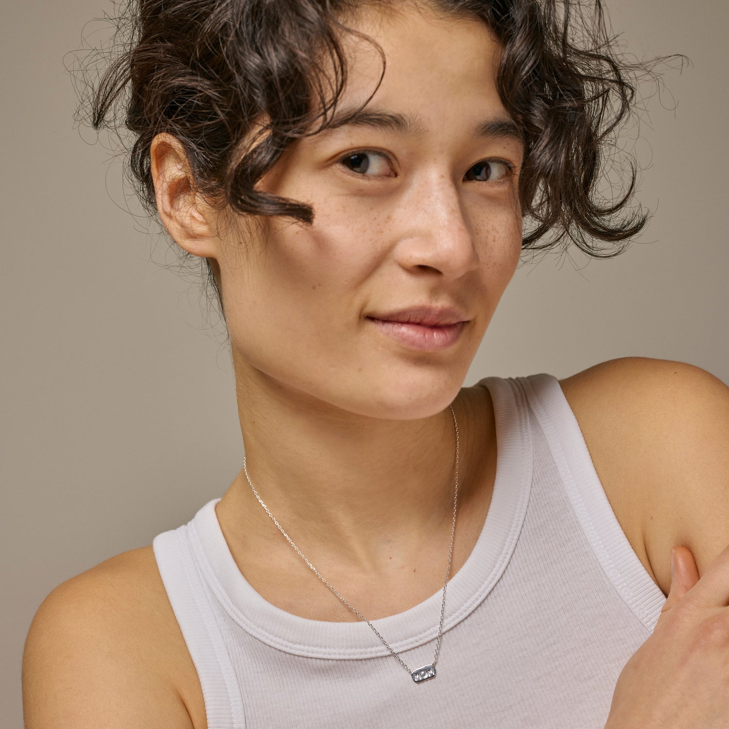 Mom Necklace - Sterling Silver