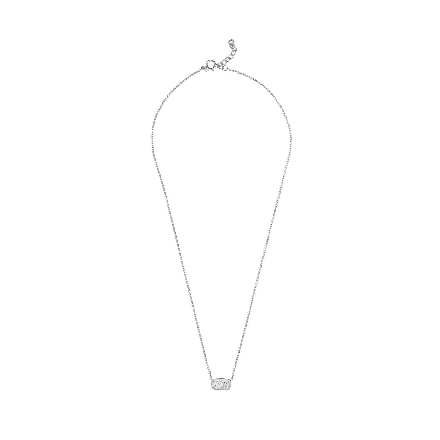 Mom Necklace - Sterling Silver
