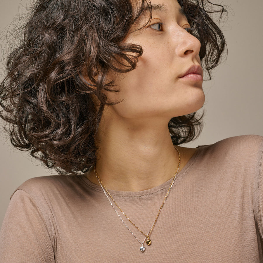 Amore Necklace - 18k gold-plated recycled sterling silver