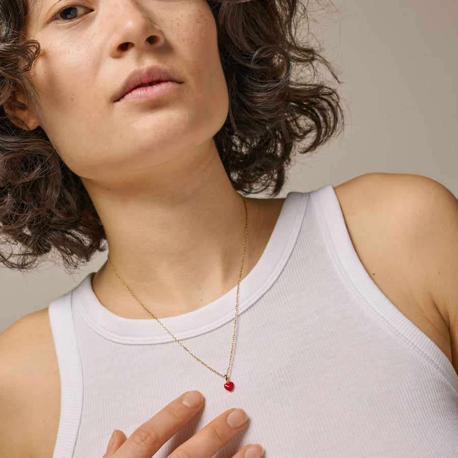 Amore Necklace - Red