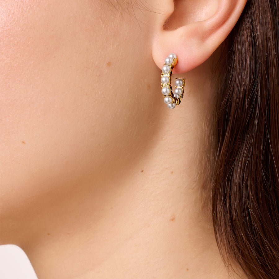 Raquel SG White Earrings