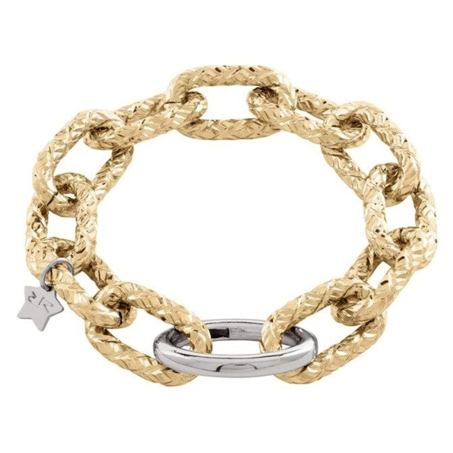 Diva Bracelet with Reflective Texture Mesh
