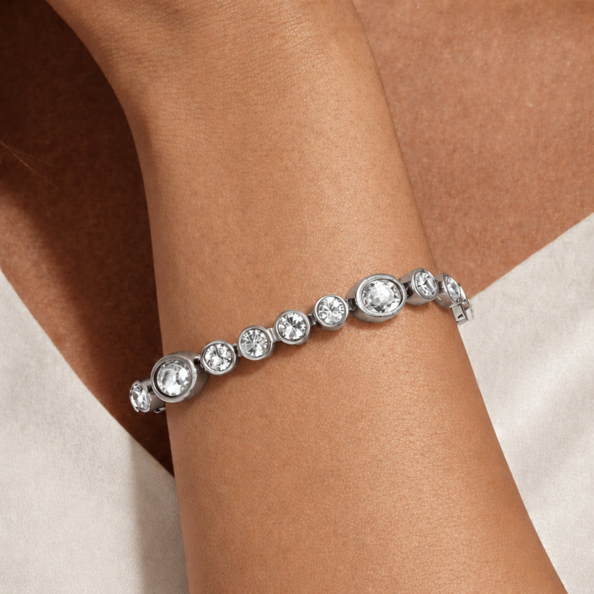 Sophia SS Crystal Bracelet