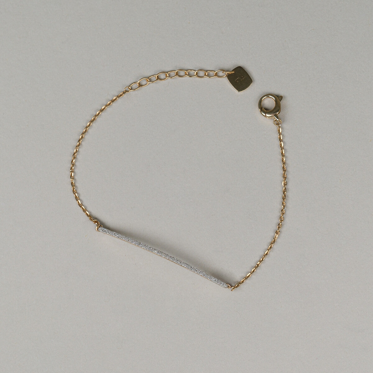 Demilune Bracelet With Diamonds