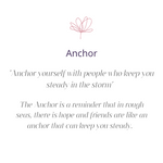 Anchor meaning; meaning card; meaningful gift; meaningful jewellery