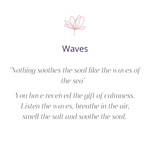 Waves necklace; meaning card; meaningful gift; meaningful jewellery