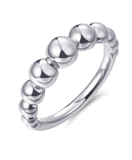 Big Bead Ring Sterling Silver
