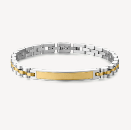 Riptide Bar Two-Tone Bracelet