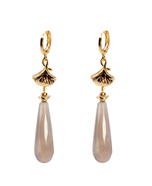 Rhiannon Ginko Drop Earrings