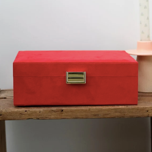 Louise Velvet Jewellery Box