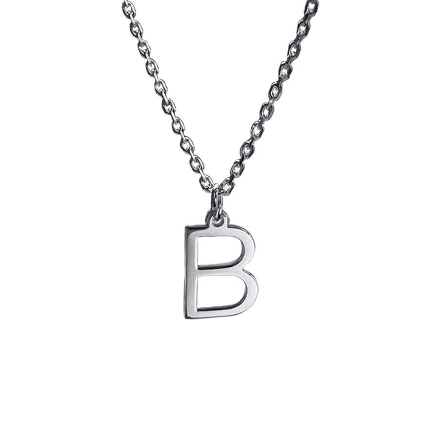 Initial Silver Necklace