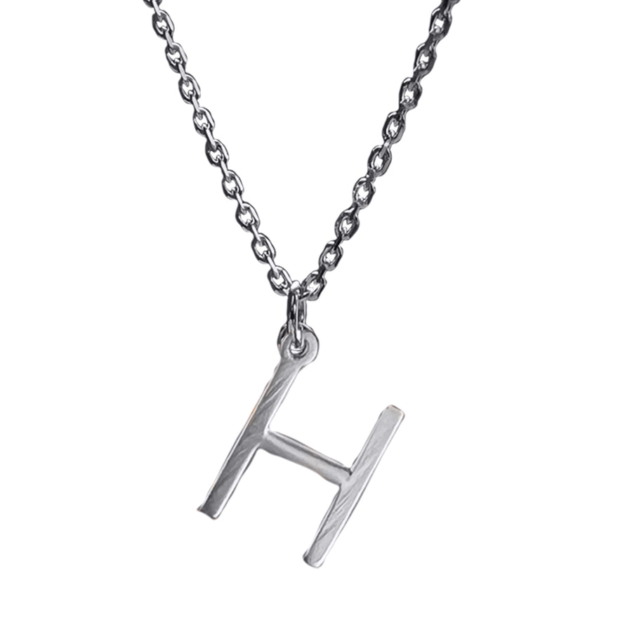 Initial Silver Necklace