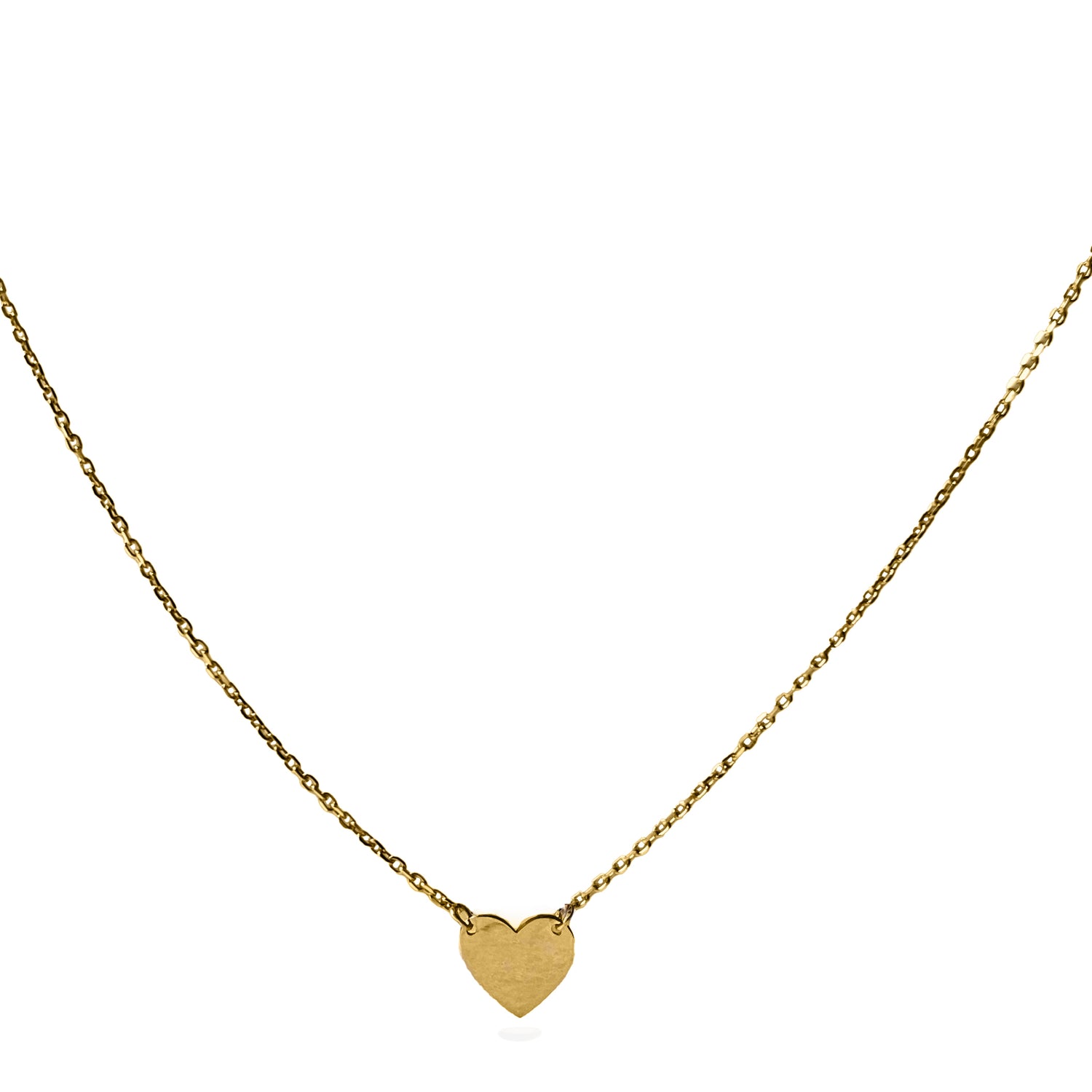 Single Heart 9ct Gold Necklace