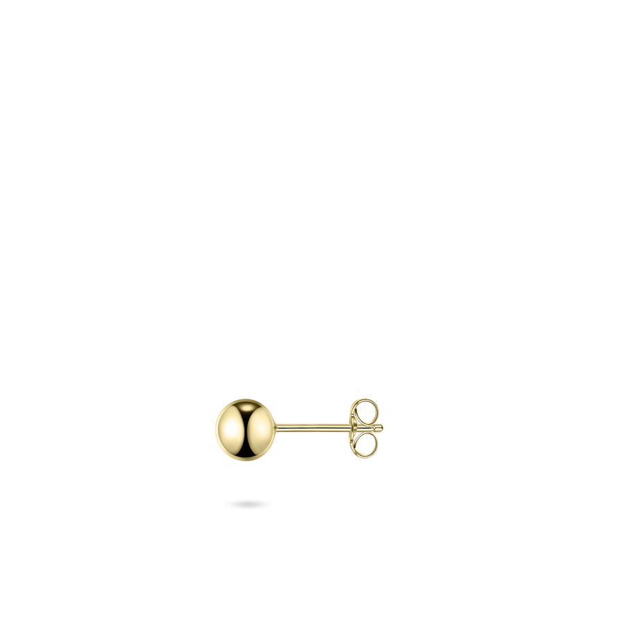 14k Gold Ball Stud Earrings