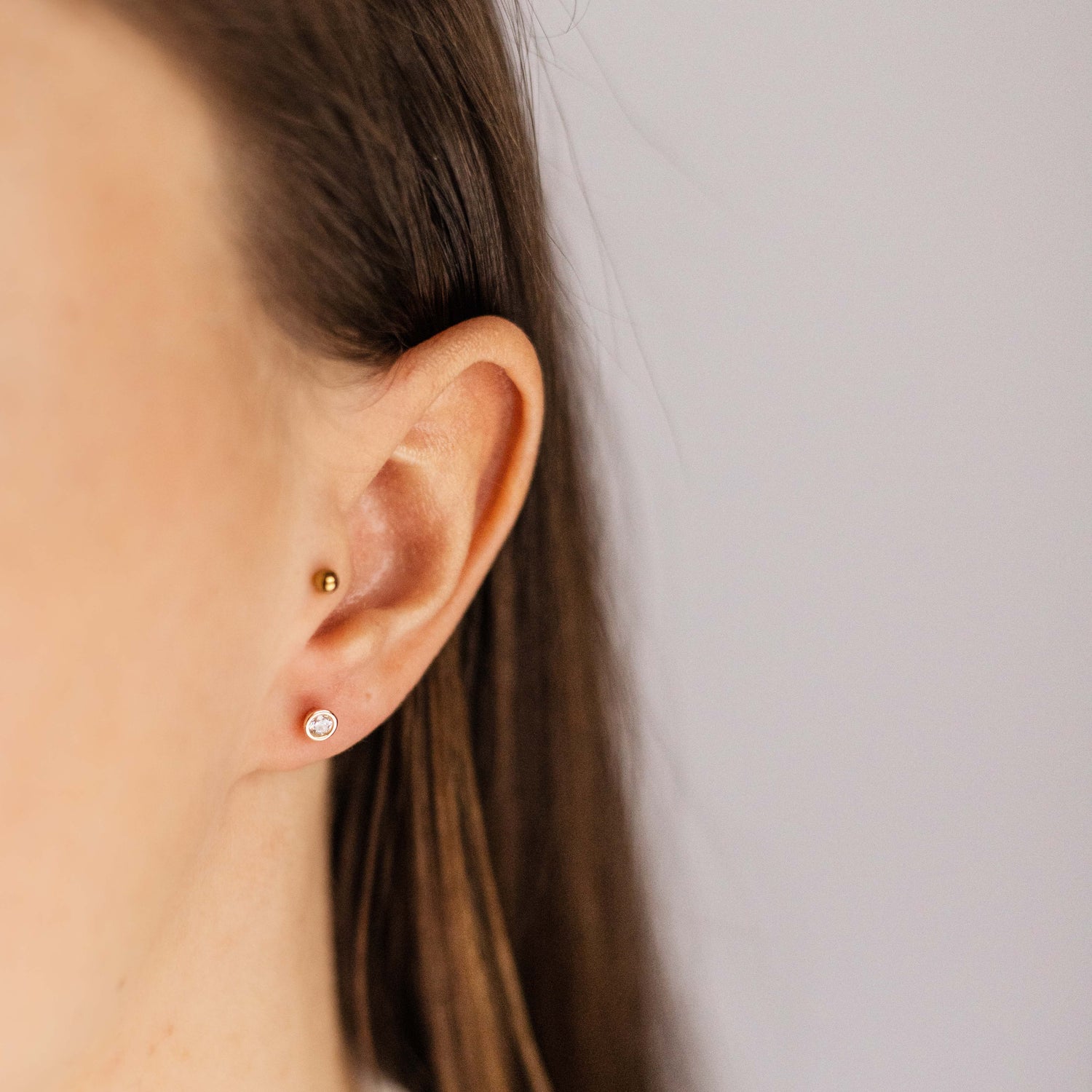 Classic 14k Gold Stud Earrings