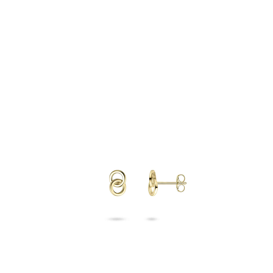 Interlinking 14k Gold Earrings