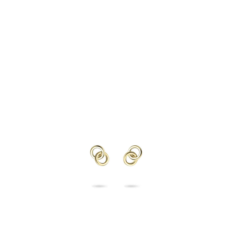 Interlinking 14k Gold Earrings