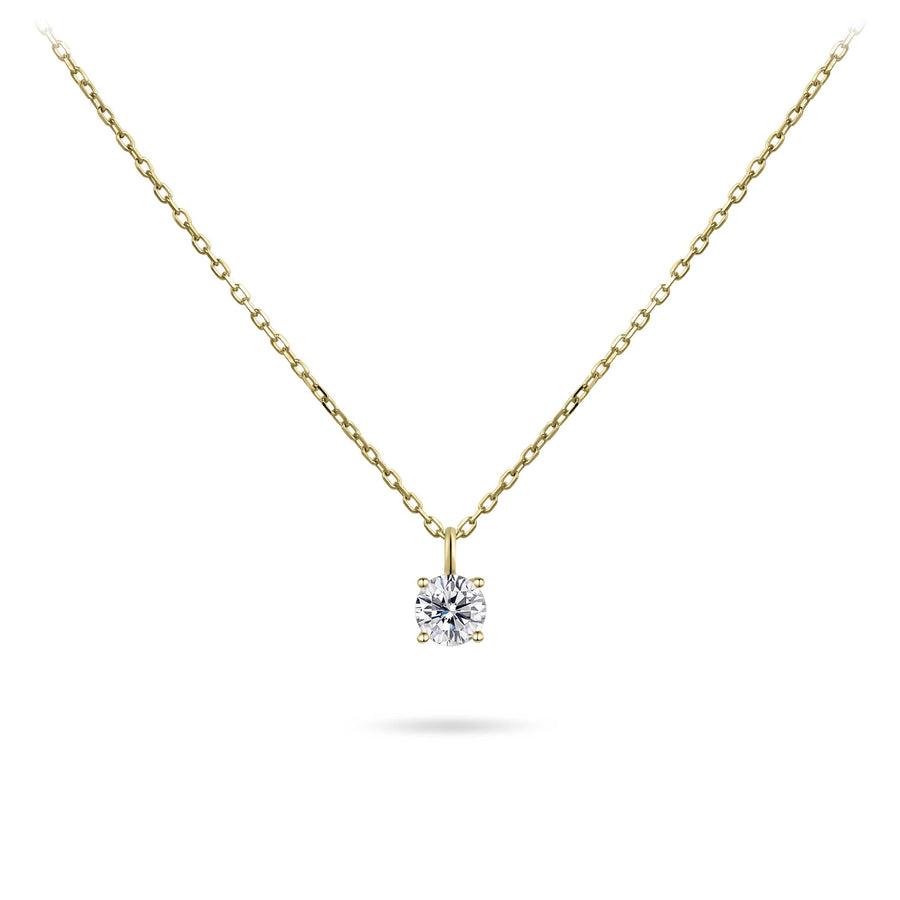 Brilliant 14k Yellow Gold Necklace