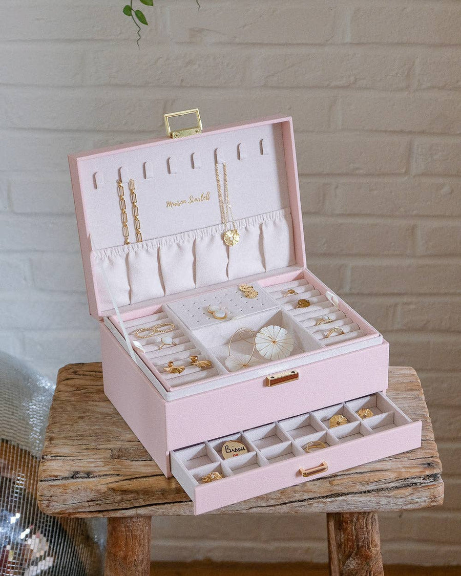 Denise PU leather jewelry box