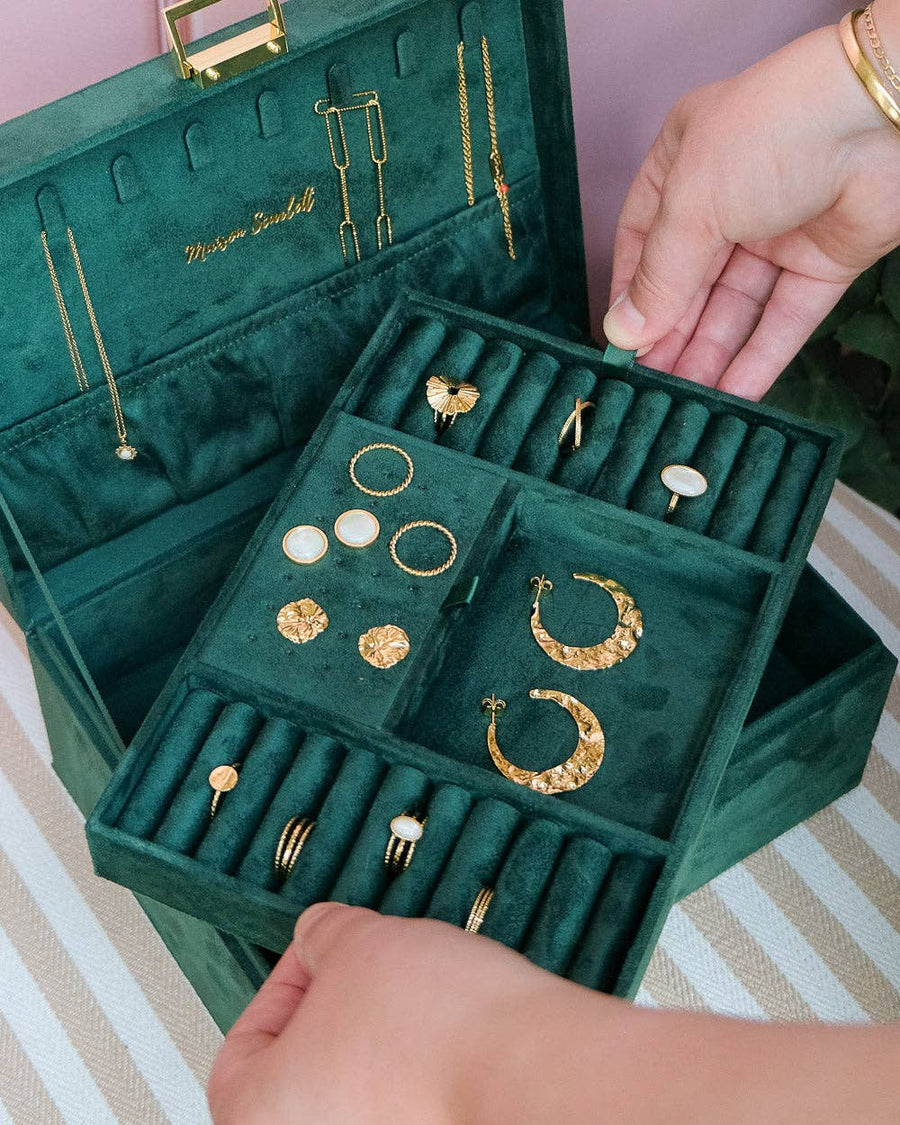 Denise velvet jewelry box