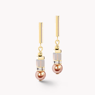 Precious Fusion Offset earring champagne-blush