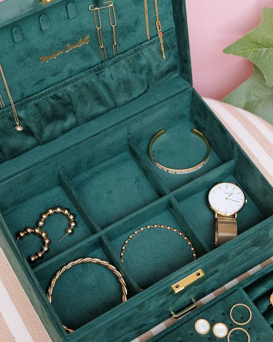 Denise velvet jewelry box