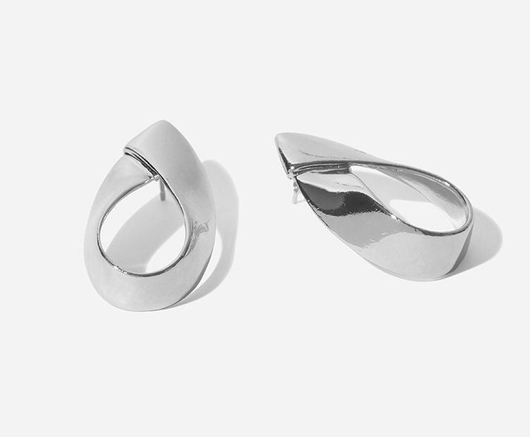 Eros Silver Earrings
