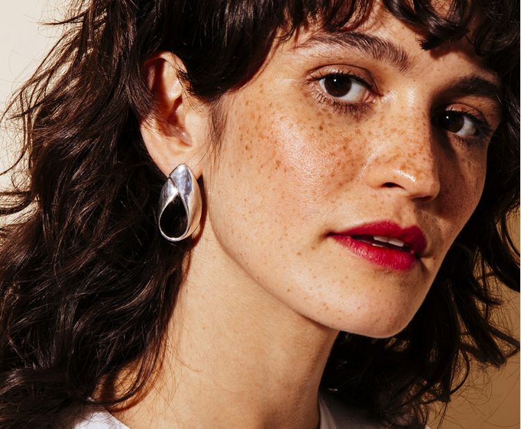 Eros Silver Earrings