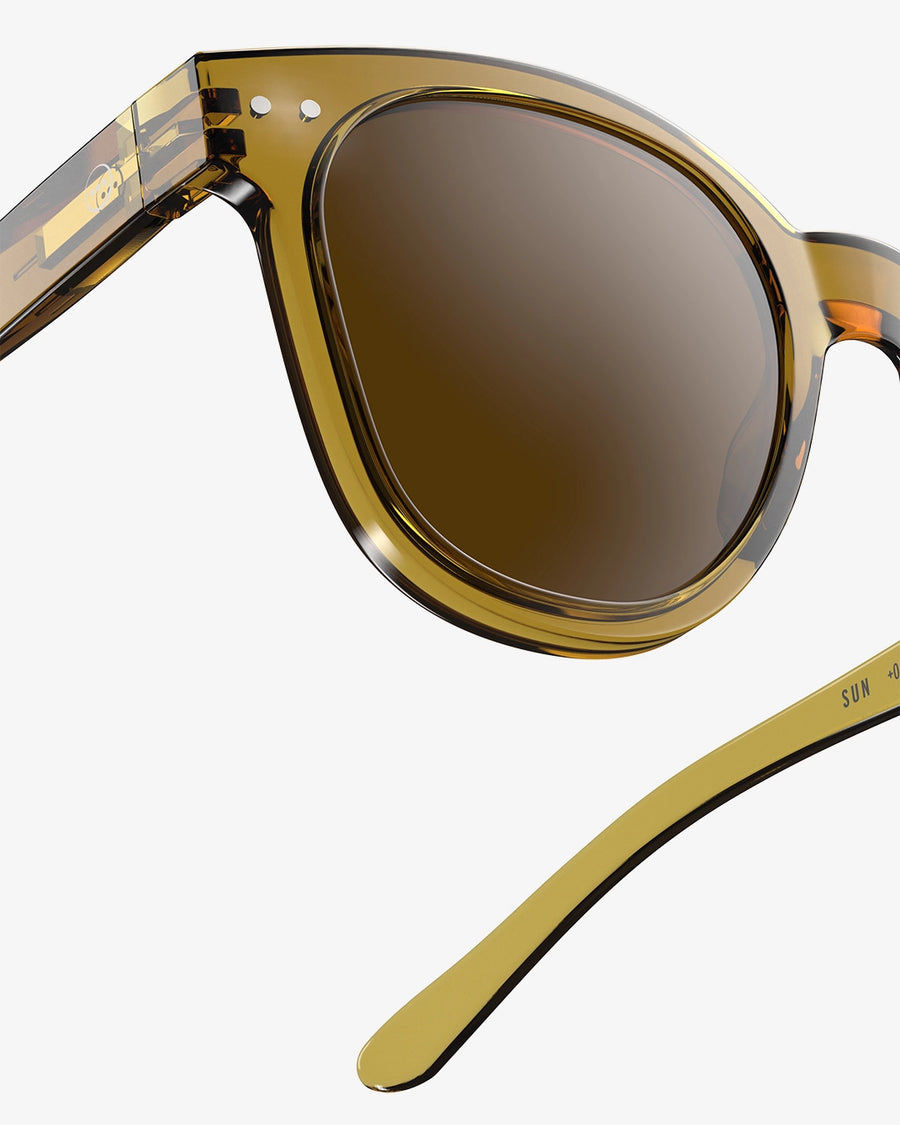 Izipizi #N Golden Green Sunglasses