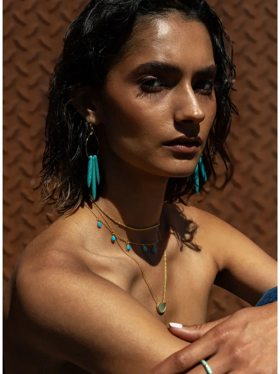 Turquoise Drop Earrings