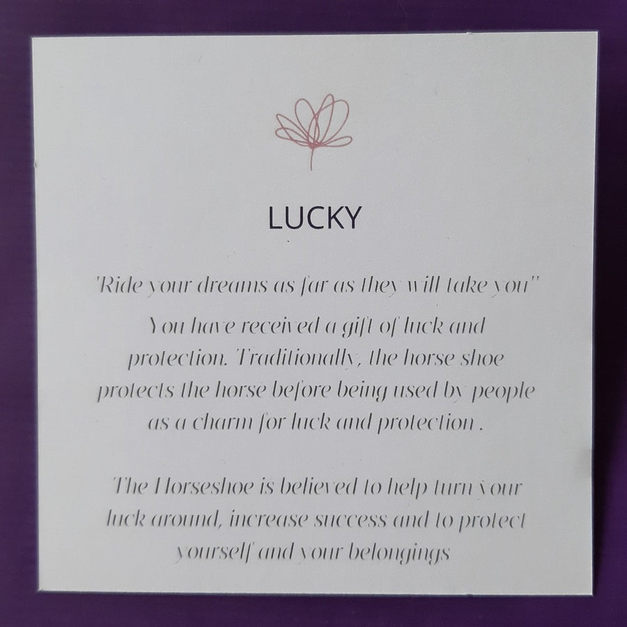 Lucky Horsehsoe meaning card 