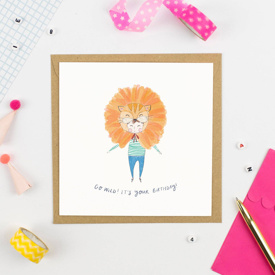 Go wild - it's your birthday! Greeting Card
