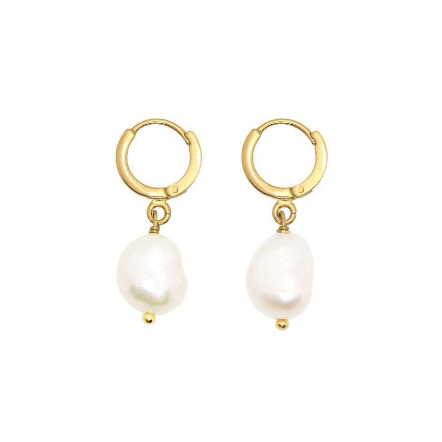 Golden Mini Pearls Earring