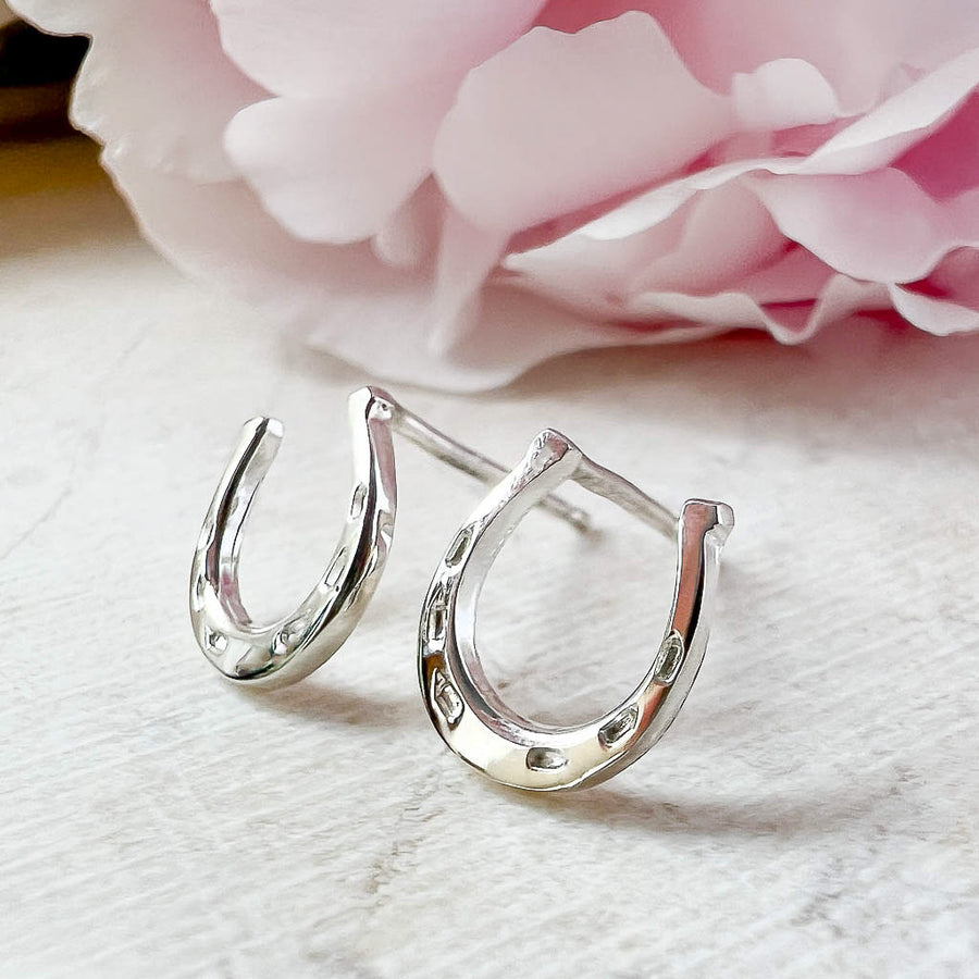 Lucky Horseshoe stud earrings 