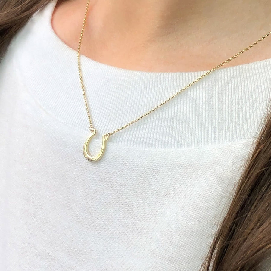 Lucky Horseshoe Necklace by Liwu Jewellery 