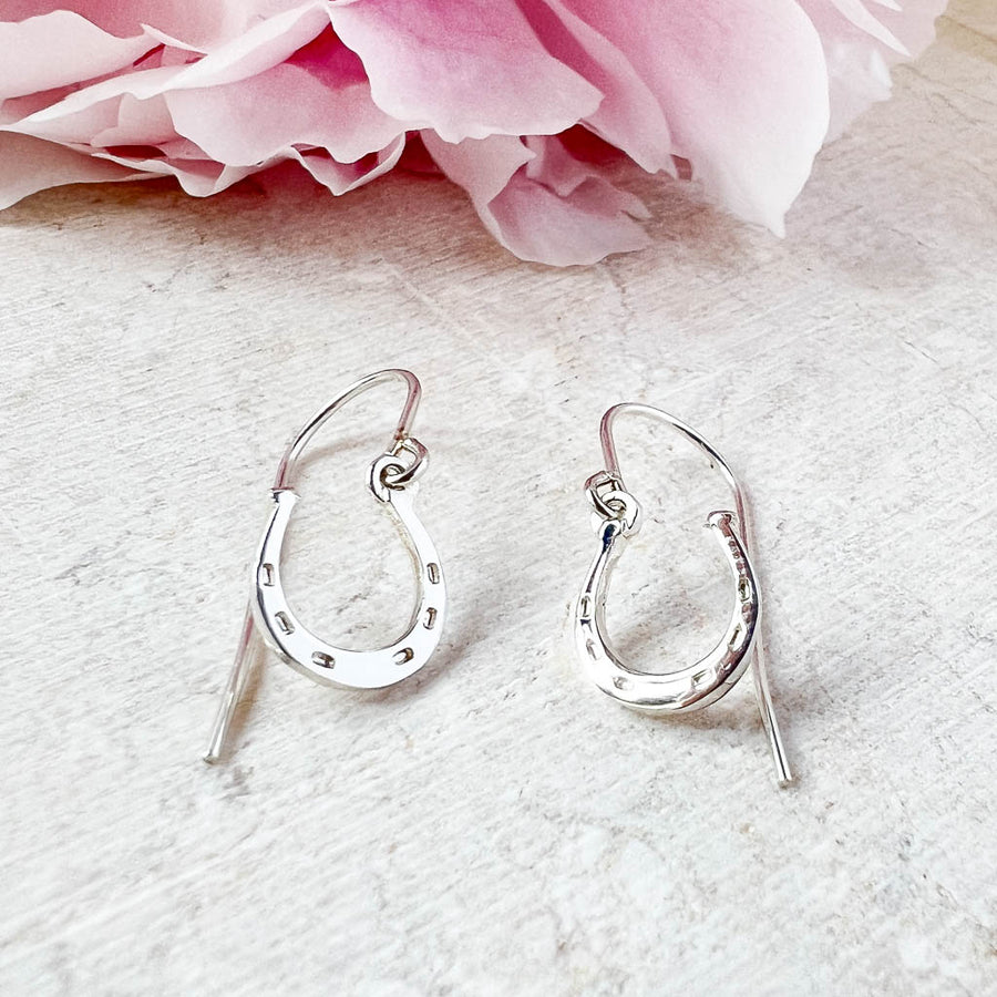 Lucky Horseshoe drop earrings 