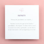 Infinity Card- Quote & explanation about your piece of Liwu Jewellery which represents Infinity